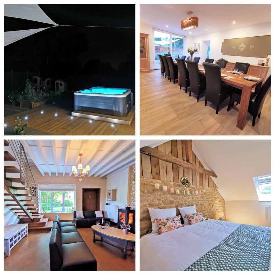 Le pavillon de l'herboriste 14p jacuzzi jardin Tintigny Exterior foto